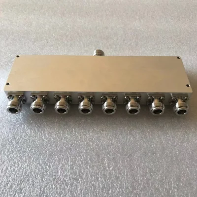 RF Multiband Splitter 1X8 Wilkinson 8 Way Power Splitter Divider N Female for Das Solution