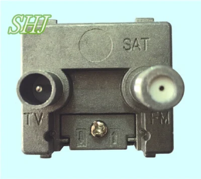  China Manufacture 5-2400MHz TV+Sat Satellite Wall Socket