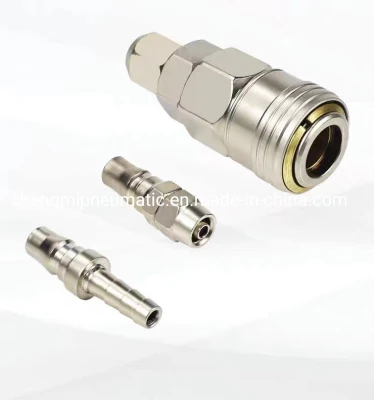 Self-Locking 30sf/30PF Hot Sale Air Hose Metal Coupler Iron Nickel Plated Pneumatic Quick Connector