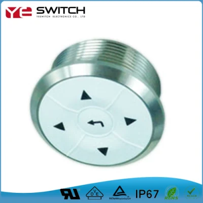 IP67 Waterproof on-off Navigation Switch with LED Light