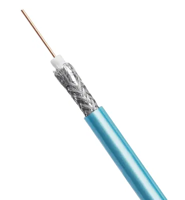  328FT High-Performance RG6 Shield Copper Conductor Coaxial Cable for Satellite TV and Internet