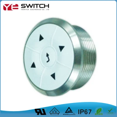 IP67 Waterproof on-off Navigation Switch with LED Light