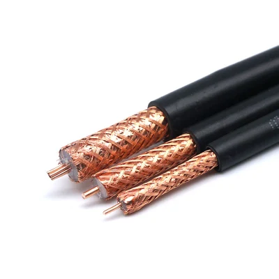  OEM Coaxial Cable Rg59/ RG6/ Kx7/ Rg213/Rg58/ Rg174 /Rg11 100m 305m Communication Coax Cable Semi Finished OEM
