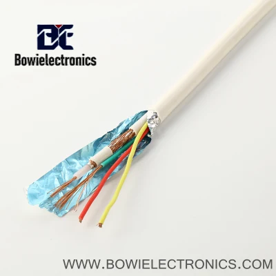 OEM Cable Manufacturer Factory 3 in 1, 2 in 1 4 in 1/ Rg174 Rg58 Rg59 Series Wire with Power Wire Electric CCTV Camera Video Coax Cable