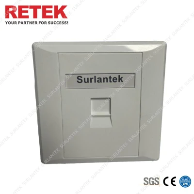 RJ45 Modular Jacke Surface Face Plate Single Port