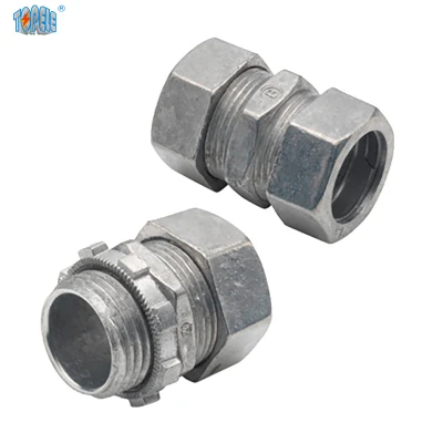 Electrical Conduit EMT Fittings Zinc Die-Cast EMT Couplings Compression Type