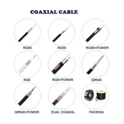Kolorapus Rg Series Outdoor Coaxial Cable Rg11 with Messenger Communication Cable