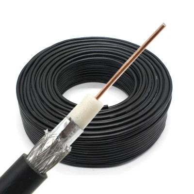 Rg59 Rg9 Coaxial Cable Rg58 Rg 11 RG6 Coaxial with Power Rg 6 Rg59 Coaxial Cable