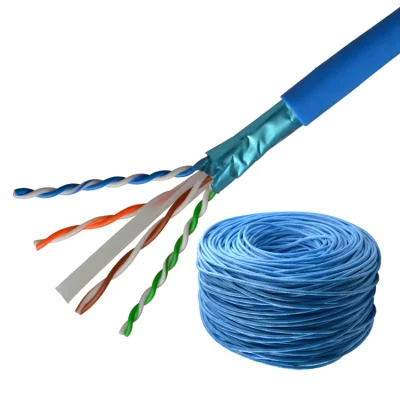  1000FT (305m) CAT6 Shielded (FTP) PVC Jacket 0.57mm 23AWG Ethernet Cable