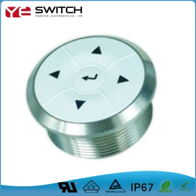  IP67 Waterproof Electronic Sp5t on-off Navigation Switch Supplier