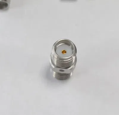 SMA Female to SMA Female RF Coaxial Adapter Microwave Millimeter Wave Testing Adapter, Low Vswr@ 26.5g