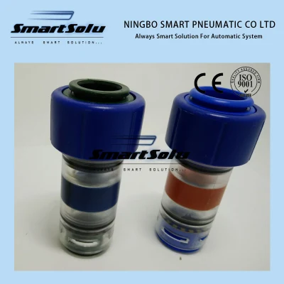 Direct Factory 7/3.5mm 12/8mm 16/12mm HDPE Telecom Coupler Straight End Stop Endcap Gas Block Micro Duct Reducer Connector
