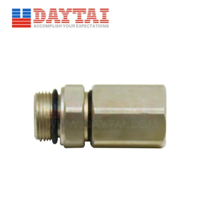 CATV Cable Connectors Aluminium Material Waterproof Rg11 Feed Thru Connector
