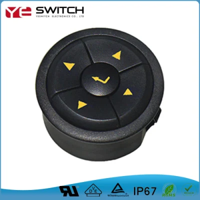  Durable Momentary Sp5t Silver Contact 5 Way Indicator Switch for Sale