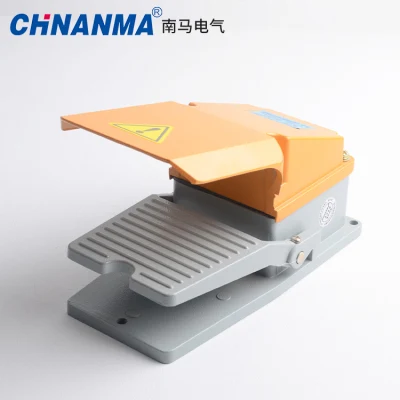 Tattoo Metal Waterproof Pedal Switch International Standard China Electric Single Foot Pedal Switch Push Button Industrial Foot Switch