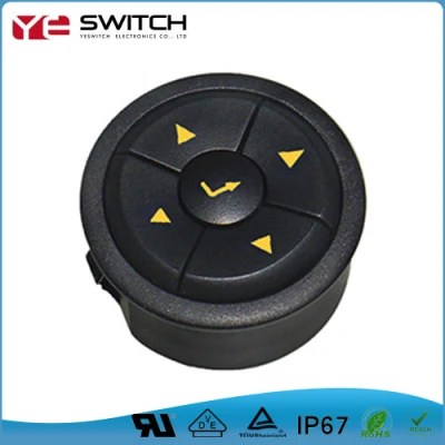 Durable Momentary Sp5t Silver Contact 5 Way Indicator Switch for Sale
