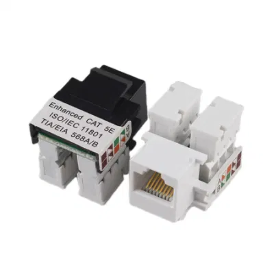 8p8c RJ45 Cat5e Keystone Jack Coupler Connector RJ45 Keystone Jack