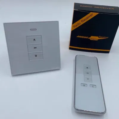 Roller Shutter AC Motor or DC Motor Remote Control Wall Type Switch