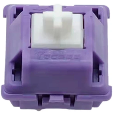 Tecsee DIY Purple Panda Mechanical Keyboard Smooth Flexible Keyboard Switches