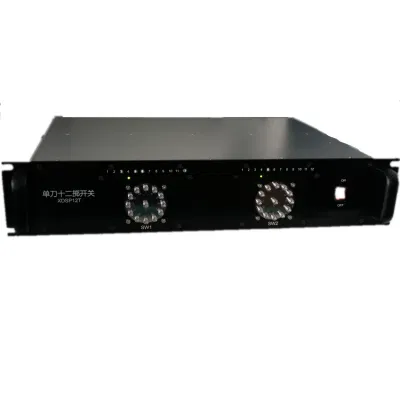  2*Sp12t Normally Open Type Reflective LAN/USB/RS232 RF Coaxial Switch Matrix for RF Lab