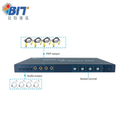 High Quality Support 3D HDMI Multiviewer HDMI 4K Switch Selector Video Matrix Switcher