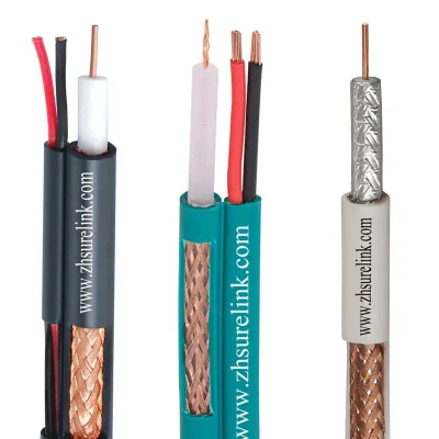  Surelink 20years Factory Direct Supply Rg59 Coax Cable CE RoHS Certificate Coaxial Cable for CATV CCTV RG6 Rg8 Rg11 Rg58 Rg174