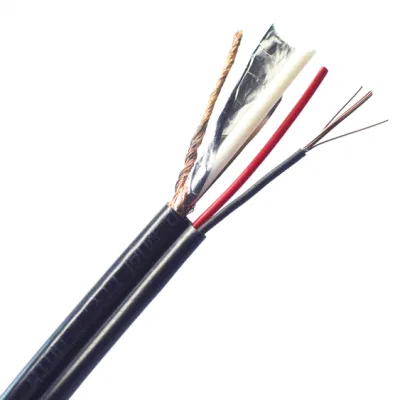 Rg58 Rg 11 RG6 Coaxial with Power Rg 6 Rg59 Coaxial Cable with Power
