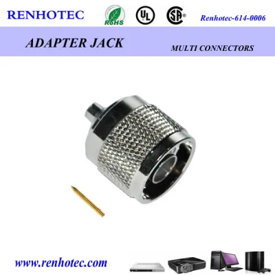  Coaxial TNC Connector Male Crimp Rg58 Rg214 Rg400 LMR195 LMR400