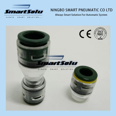 Direct Factory 7/3.5mm 12/8mm 16/12mm HDPE Telecom Coupler Straight End Stop Endcap Gas Block Micro Duct Reducer Connector