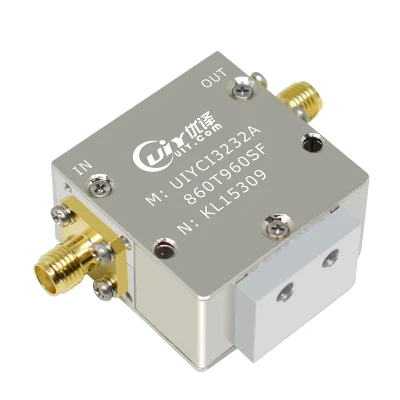  RF Microwave Components 860~960MHz UHF Isolator RF Coaxial Isolator with Low Insertion Loss