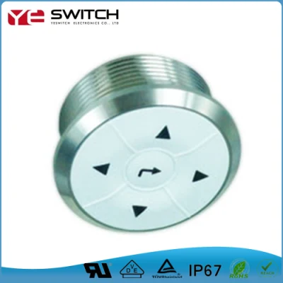IP67 Waterproof on-off Navigation Switch with LED Light