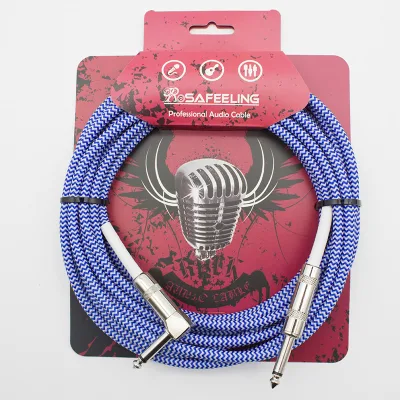  Electric Double Shielded PVC Insulated Wire Audio Flexible Guitar Coaxial Cable