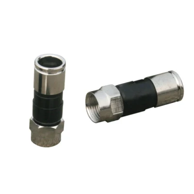  Rg59 RG6 Digital Audio Video Male F Pin Male to Female Type Coax Cable RF Connector for TV, VCR, DVR, Cable Box, Cable Modem