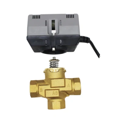  Spdt or Spst Honeywell Vc4013/Vc6013 Series 3 Ways Electric Zone Valve for Fcu Unit