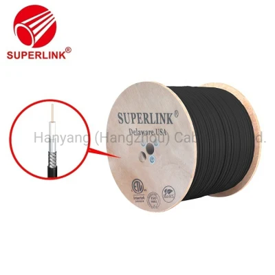 OEM Coaxial Cable RG6 Cable 75 Ohm with CE UL for CCTV Cable CATV Satellite Systems