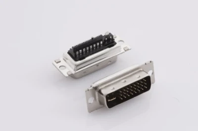  DVI Digitl Audio Video Male Interactive Microwave Solder Wire 29 Pin Port Connector