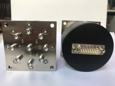 Sp7t/Sp8t Stainless Steel Passivated Coaxial RF Switch with N Connector, 12.4G/18g Failsafe/Latching