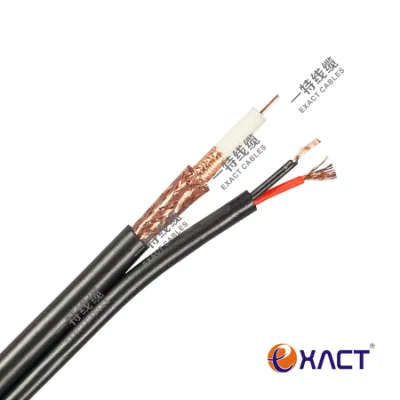  CATV CPR Eca RG59+DC/RG59+Power/RG59+2x0.5/RG59+2x0.75 Composite Coaxial Cable