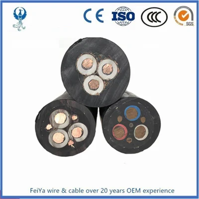 Nyy H07rn-F Spt Copper Conductor PVC Insulated Parallel Flat 16 AWG Lamp Wire Spt Control Electric Wire Coaxial Waterproof Rubber Cable
