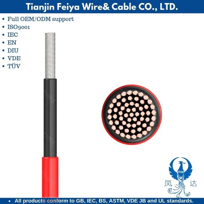 Nyy Flexible Solid PVC Insulated Copper Control Flat Round Coaxial Power Wiring Flat Mining Welding Electrical Wire Solar Photovoltaic Aluminium Cable