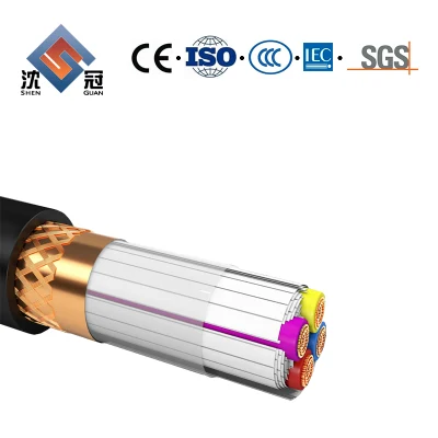 Shenguan Aluminum Electric Cable Supplier XLPE Insulated Power Cable Coaxial Electrical Wire Flat Wire Control Cable Overhead
