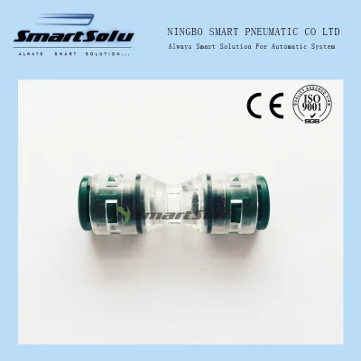 5mm Straight Push in Gas Block Quick Coupler Microduct Connectors