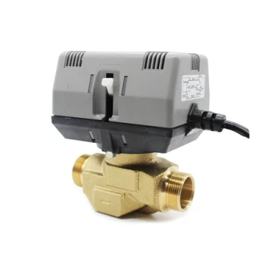  Htw-V61 Fcu Brass Motorized Zone Valve Spdt/Spst DN15-DN25 Voltage Customisable