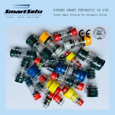  Direct Factory 7/3.5mm 12/8mm 16/12mm HDPE Telecom Coupler Straight End Stop Endcap Gas Block Micro Duct Reducer Connector
