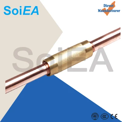 Electrical Ground Rod Connector Brass Earth Coupler Rod Coupling