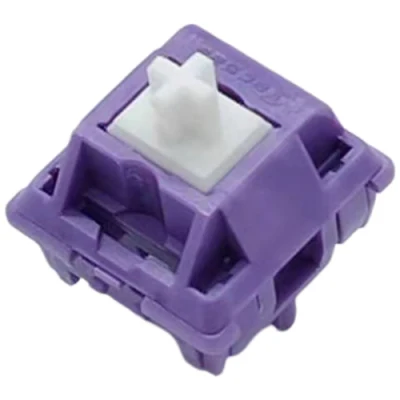  Tecsee DIY Purple Panda Mechanical Keyboard Smooth Flexible Keyboard Switches