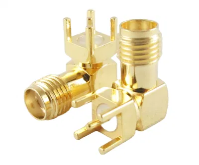RF Coax Connector SMA Female Jack Solder PCB Board Mount Straight Adapter for Rotating Antenna Assembly