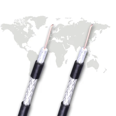 High-Speed RG6 Coaxial Cable for Internet and Cable TV