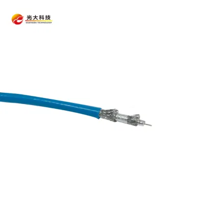  305m Rg58 with Power CCTV Camera Rg59 2c Siamese Coaxial Communication Cable Rg59 2DC 1000FT Black White BNC 2*0.75mm/0.5mm2 3/4/2 in One Cable