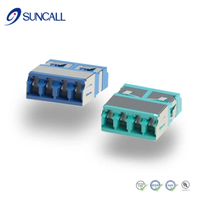 Best Original Suncall LC Sc MPO or APC Fiber Optic Adapter Connector Internal Shutter Is Duplex and Quad Coupler for FTTH Data Center Telecom Sm mm Om3/Om4